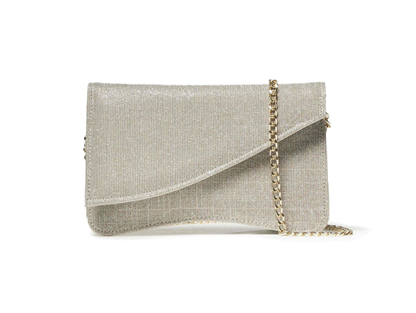 Melluso Pochette Gioiello in Tessuto Galassia Platino BJ036Z-244484